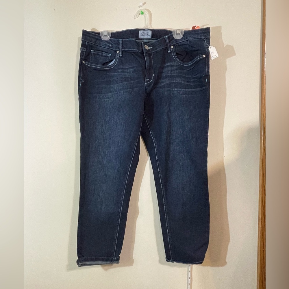 Aeropostale Jeans Lola Cropped Jeggings Women’s size 17/18 blue jeans denim‎